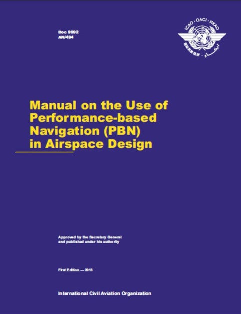 Manual On The Use Of Performance-Based Navigation (PBN) In Airspace Design (Doc 9992)