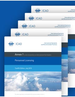 ICAO Annexes to the Convention on International Civil Aviation - Chinese - Printed