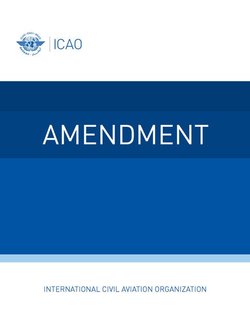 Annex 6 - Operation Of Aircraft - Part I - International Commercial Air Transport - Aeroplanes (Amendment no. 46 dated 15/02/2021)