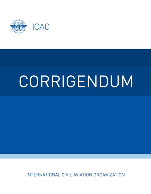 Aviation Security Oversight Manual (Doc 10047) (Corrigendum no. 3 dated 18/2/22) 