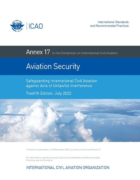 Annex 17 - Aviation Security