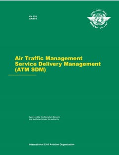 Air Traffic Management Service Delivery Management (ATM SDM) (Cir 335) 