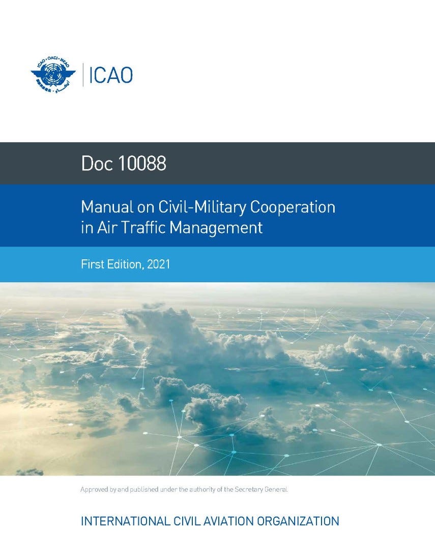 Manual on Civil-Military Cooperation in Air Traffic Management (Doc 10088)