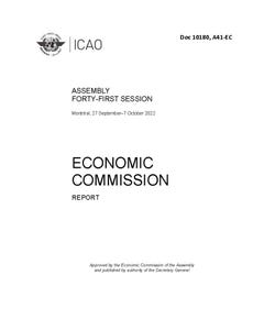 Assembly - Report of the Economic Commission (Doc 10180)